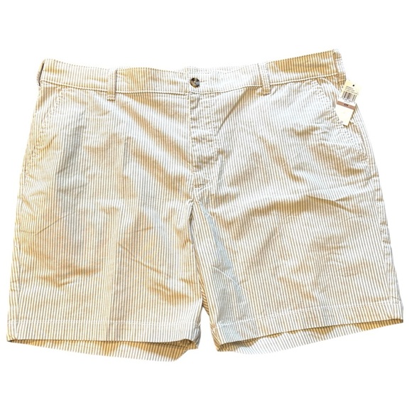 IZOD Men’s Seersucker Striped Shorts Stretch Size 42 NWT - Picture 1 of 7